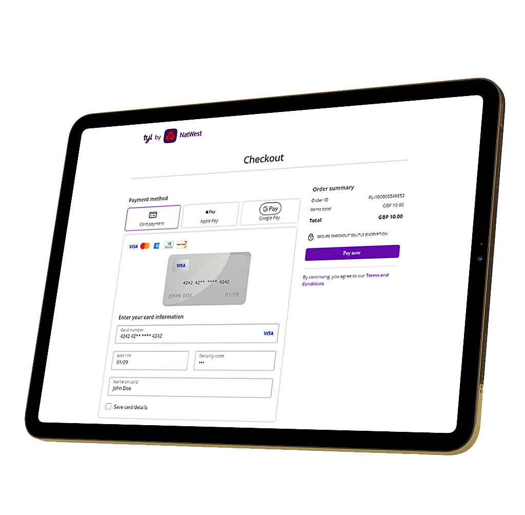 Here’s what you’ll need displayed prominently on your website (or dummy site) if you want to use our payment gateway.