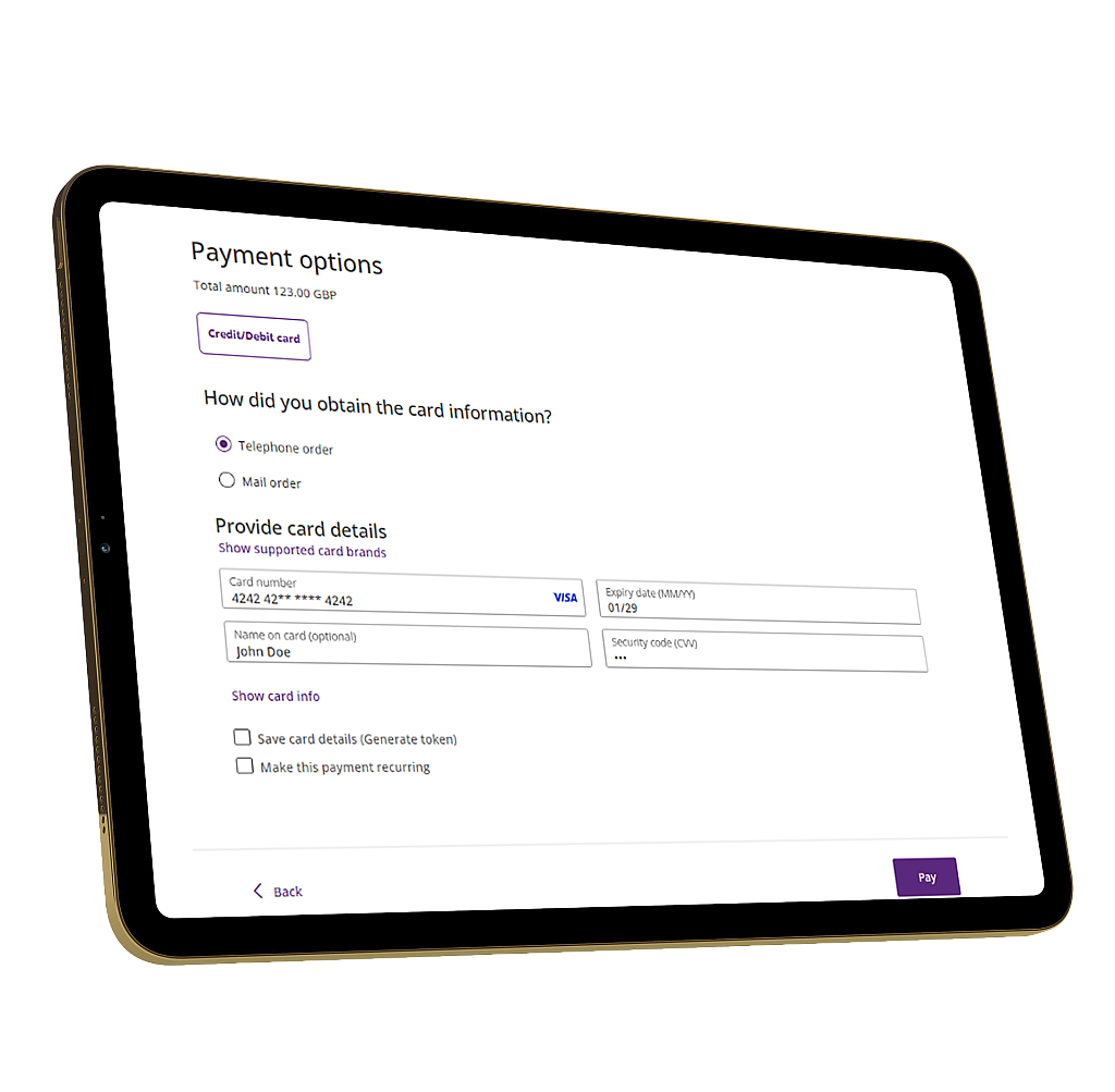 Quick and simple payment links