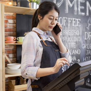 Using phone to take payments