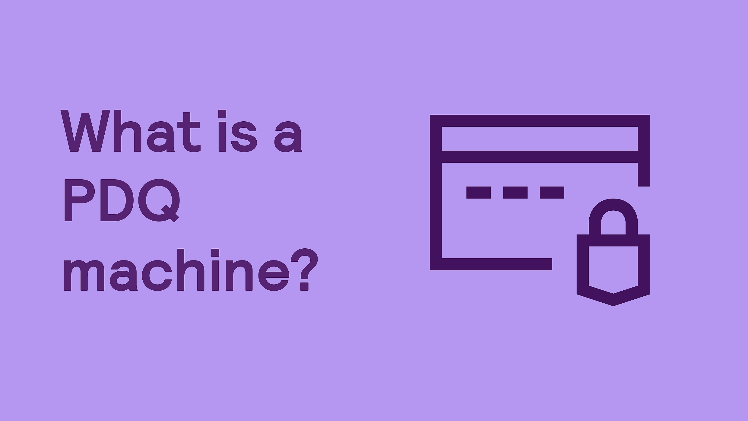 What is a PDQ machine Tyl Tyl by NatWest