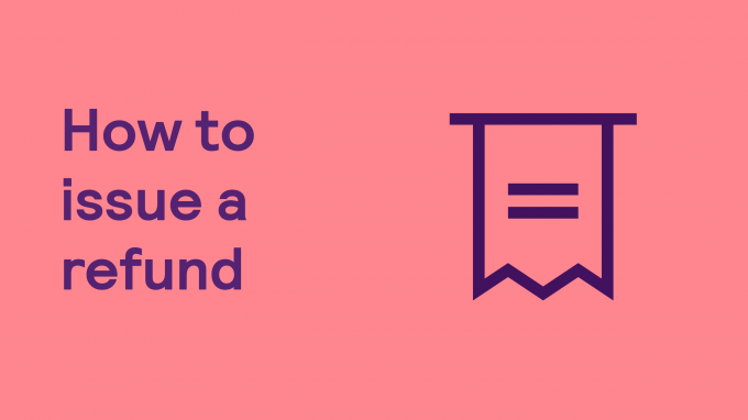 How to issue a refund