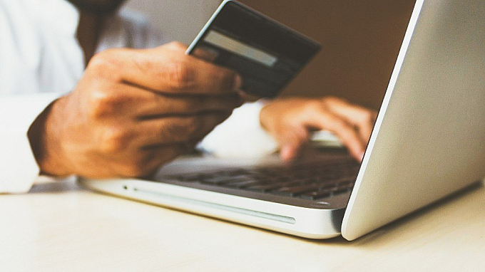 Making a payment online using a card