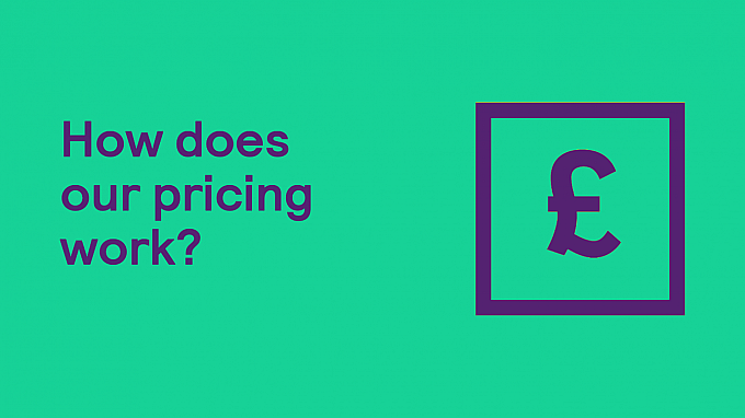 How does our pricing work?